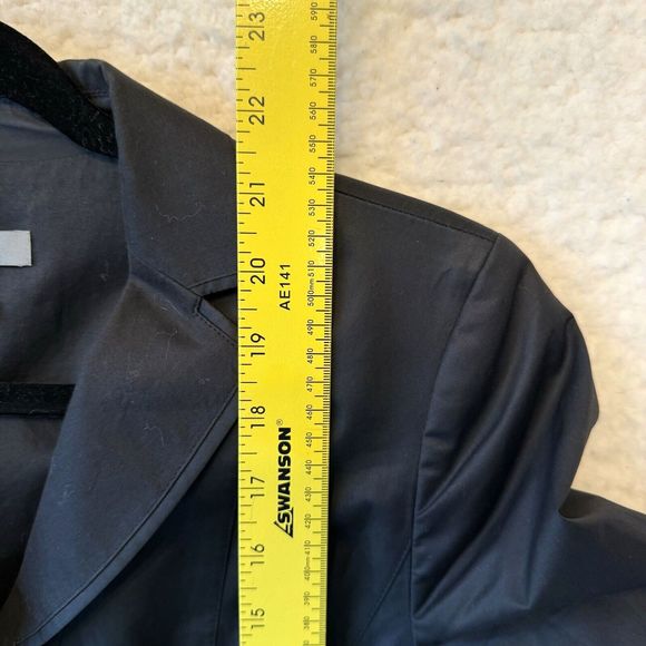 Ann Taylor Women’s Two Button Blazer Jacket Black Size 0 Business Career Capsule - Picture 4 of 7